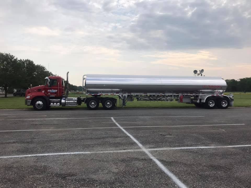 Chrome tanker golden hour profile shot